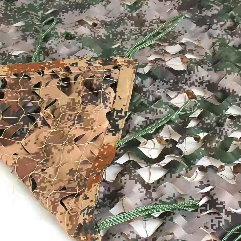 Outdoor Camo Netting Fabric Mesh multispectral camouflage net 20*20 Camouflage Net