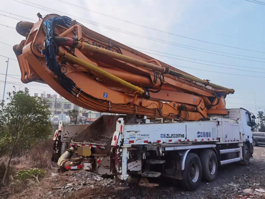 Used Heavy Equipment Zoomlion 49 Meter Concrete Pump Truck