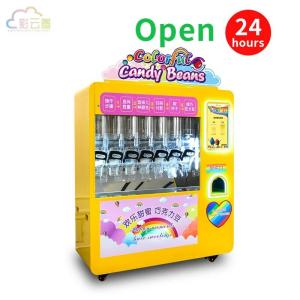 Quality Gravity Fed Automatic Candy Bean Vending Machine 5.6Kg Capacity wholesale