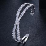 Various Shaped Bracelet Geometric Bezel Cubic Zirconia AAAA CZ Tennis Bracelet