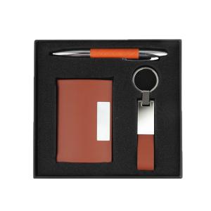 Quality Office Promotional Business Gifts Advertising Luxury Pen Keychain Set wholesale
