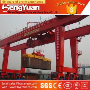 Quality Rubber Tyre Container Gantry Crane for lifting of scrap wholesale