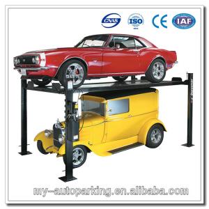 Quality Double Car Parking System 4 Post Hydraulic Car Elevator wholesale