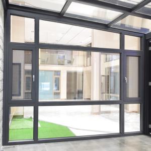 Quality Thermal Break Clear Glass 1.4mm Aluminum Double Glazed Windows wholesale