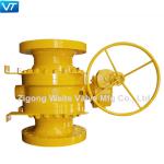 600LB WCC Gear Operated Ball Valve 16 Inch Carbon Steel Socket Welded