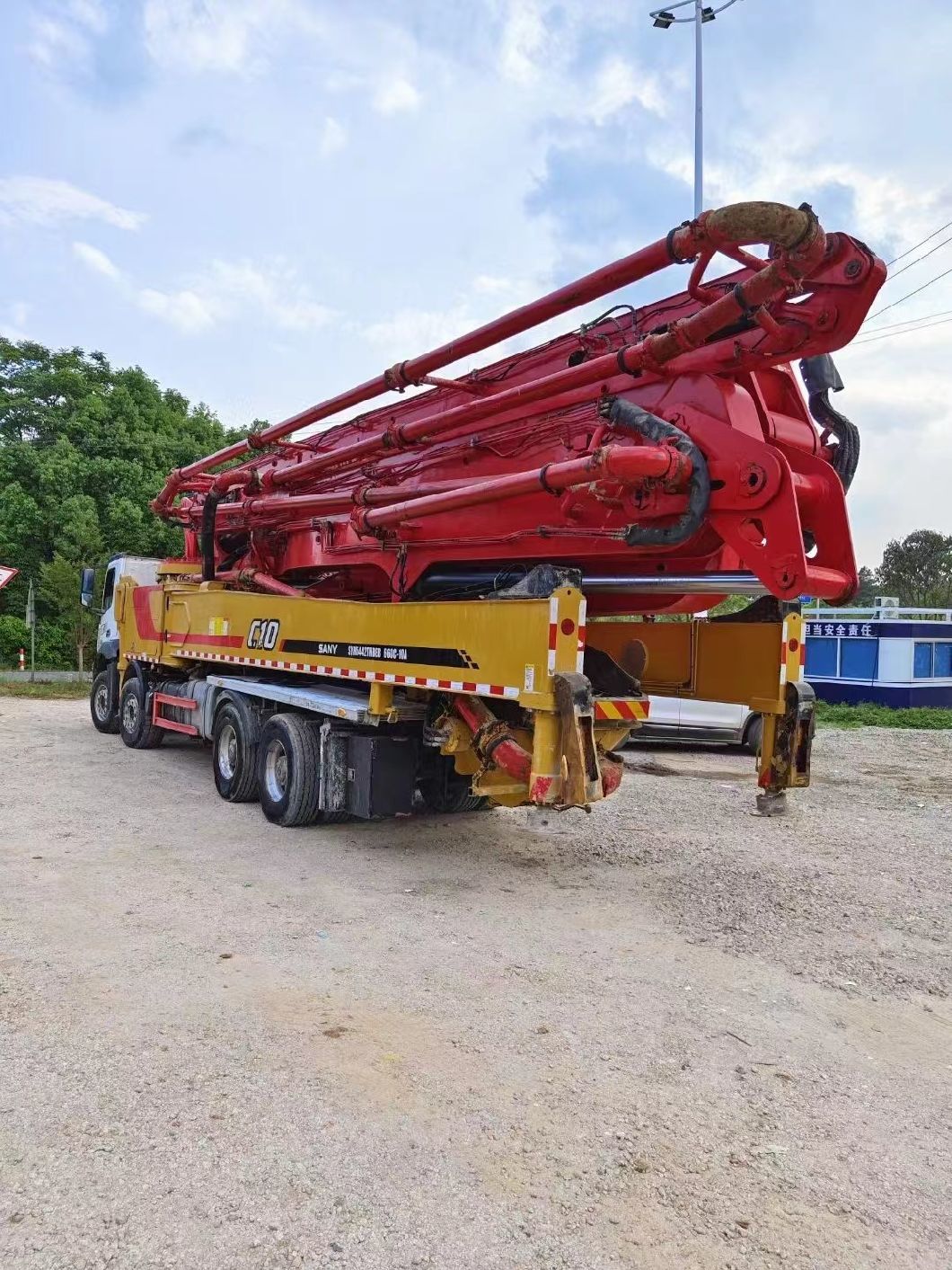 Construction Machine Concrete Boom Pump 62m Used Concrete Pump Truck