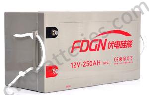 Quality ODM NPG Solar Batteries 12V 250Ah Maintenance Free Uninterruptible Power Supply wholesale