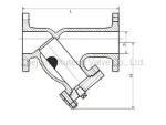 Stainless Steel Flange Y Type Strainer/Filter 150lb Industrial Valve and Durable