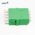 500mating Fiber Optic Adapter 0.2dB OEM Green LC Quad Adapter