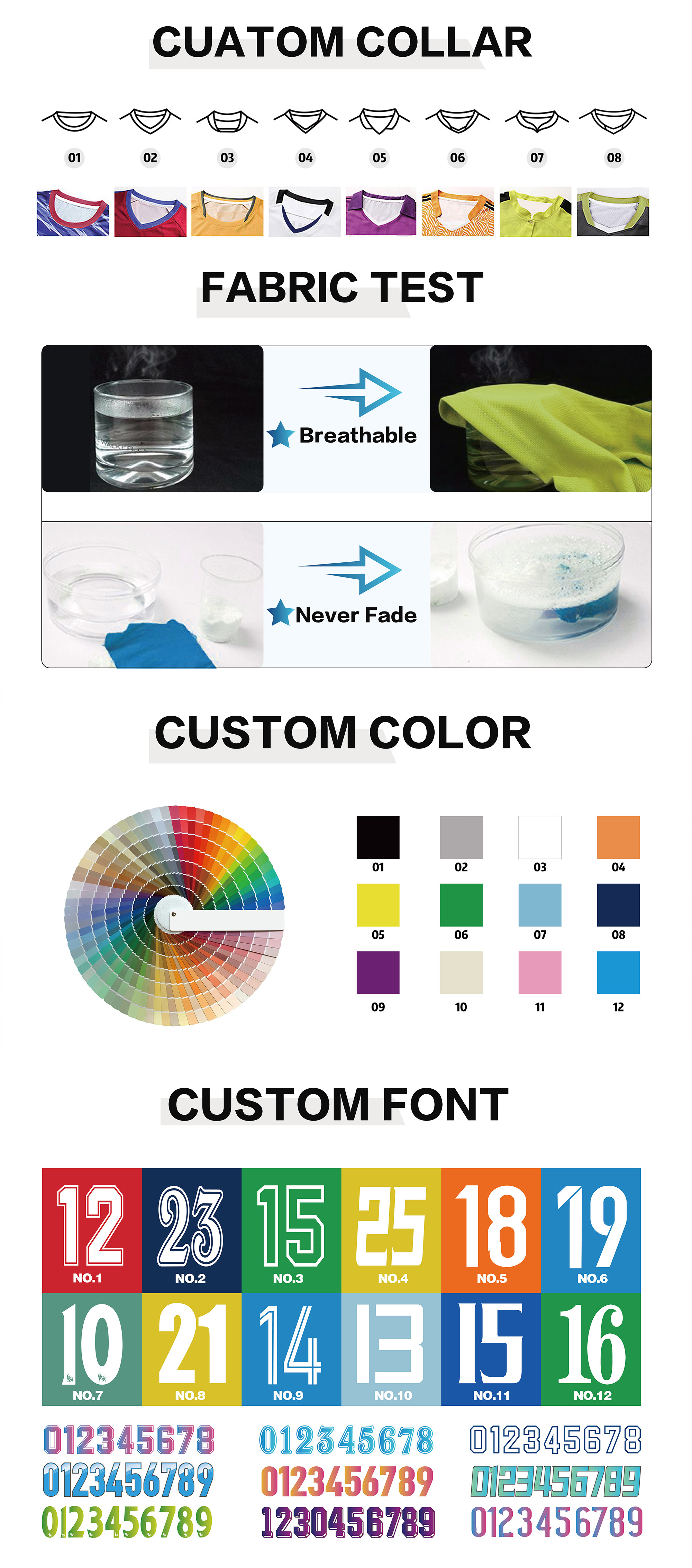 Sublimation Football Jersey Set Fashion Training for Kids Team Custom Team Number
