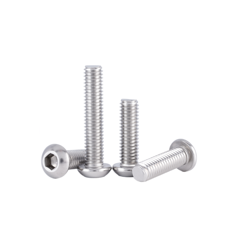 ISO7380 Stainless Steel Hexagon Socket Button Round Head Screw M2 M3 M4 M5 M6 M8 M10