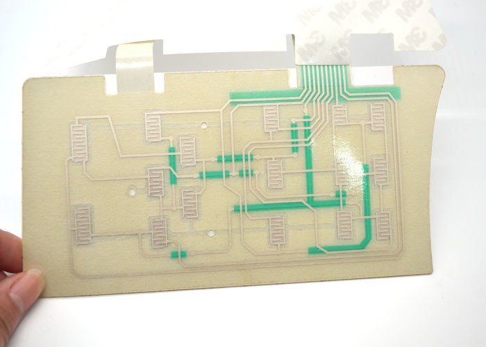 Shielding Layer Microwave Oven Membrane Keypad Flat Non Tactile Type Durable