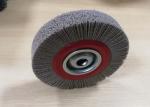 Circular Abrasive Nylon Wheel Brush / Nylon Deburring Brush With 150mm OD