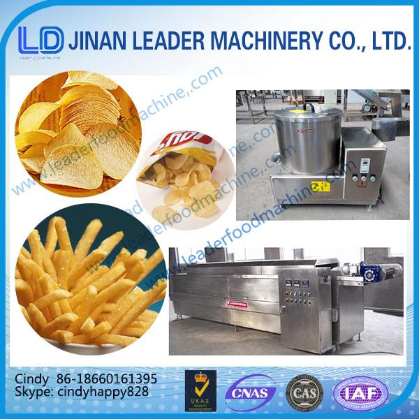 Cheap Industrial Deep Fryer crispy potato chips making machine processing line for sale
