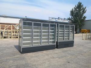 Quality Energy Saving Supermarket Freezer With Triple Glazed Anti Fog Glass Door wholesale