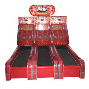 Quality Children size bowling game 3 lines kids fun indoor playground redemption game machine wholesale