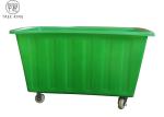 Rotomolded Poly Box Truck , Elevated Raised Growing Laundry Cart Plastic For