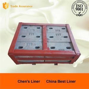 Quality High Toughness Cr-Mo Alloy Steel Castings Cement Mill Liners With C Content 0.2 - 0.5 wholesale