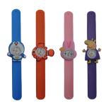 led Children's fruit spinning pineapple clap silicone watch bracelet gift custom
