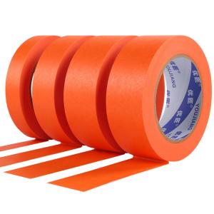 Quality 0.085mm Orange Washi Masking Tape Acrylic Adhesive For Car Boat Painting wholesale