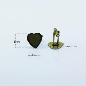 Quality Heart shape cufflink for promotion gift/Special cufflinks with good quality wholesale