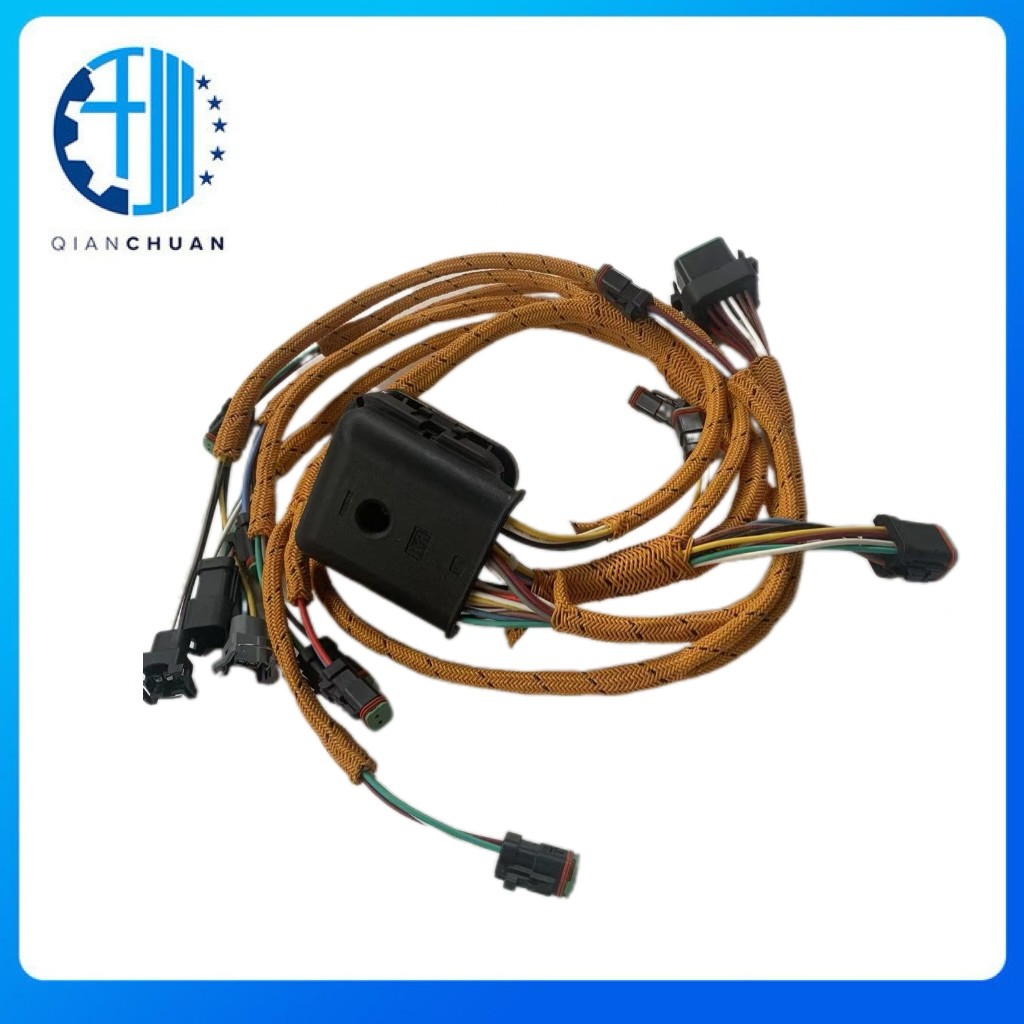 Wiring Harness 235-8202 Excavator Spare Parts C9 Engine For Caterpillar Excavator E330D