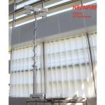3.7m vehicle roof mount pneumatic telescopic mast light tower for fire tenders/