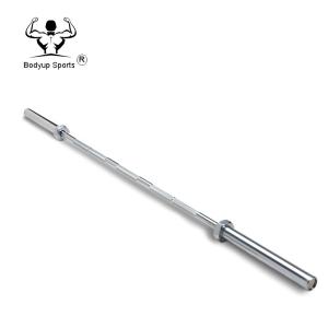 Quality Silvery 86&quot; Weight Lifting Bar For Training Muscles Customized Logo wholesale