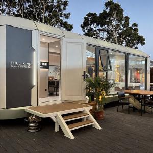 Quality Stay Insulated and Comfortable Space Capsule Houses Polyurethane Panels Steel Roofing wholesale