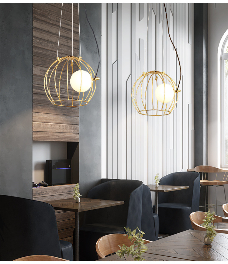 Pendant Lights Modern Art Deco Chandelier For the Kitchen Master Bedroom Gold Pendant Lamp(WH-GP-51)