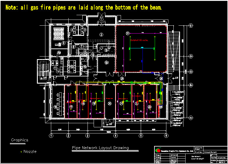 Heptafluoropropane 10s 5.6Mpa FM200 Pipe Network System Lightweight Design with Low Maintenance