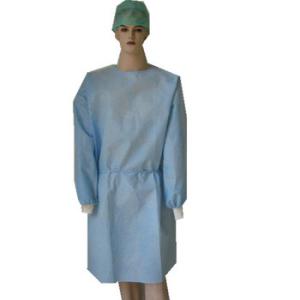 Quality Hospital SMS Isolation Gown , Breathable Durable Disposable Isolation Gown wholesale