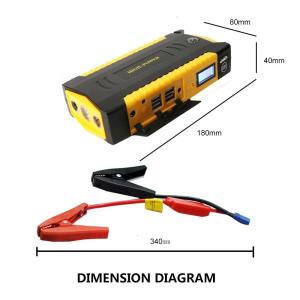 Quality Fast Charging Convenient 12v Battery Booster 8000mAh Mobile Battery Supply wholesale