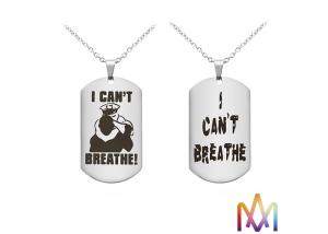 Quality 2.5mm Thickness OEM Words Personalized Mens Engraved Necklace wholesale