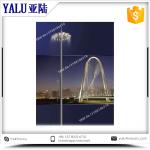 20meter galvanized steel Outdoor soccer and cricket field landscape high mast