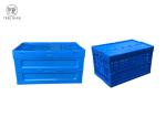 Folding Container Collapsible Plastic Crate With Attached Lid For Commercial 65