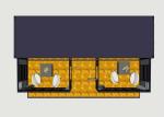 62m2 40HC Modified Shipping Container Large Itinerant Prefab Storage Containers