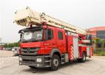 32m 6×4 Aerial Fire Truck with Telescopic Ladder used for rescue & Fire Fighting