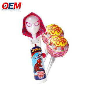 Quality Pop-Up Lollipop Holder Case Made Plastic Candy Toy OEM Creative Lollipop Toy For Kid wholesale