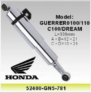 Quality Honda Guerrero 100 110 C 100 Dream Motors Rear Shock , Oem 52400-GN5-781 330mm Cub Shocks wholesale