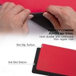 Wera Resistance Red PU Yoga Mat Unique Hygroscopicity Waterproof Function