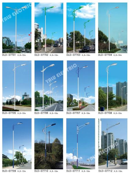 Outdoor Q235 steel 6m 8m 10m octagonal solar street lighting pole price with