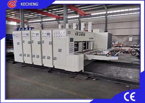 Corrugated Carton Box Flexo Printer Slotter Die Cutter Economic Type Lead Edge