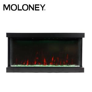 Quality 60inch 150cm Logs Crystals Pebbles 3-Sided Electric Fireplaces 6 Colors Flame wholesale