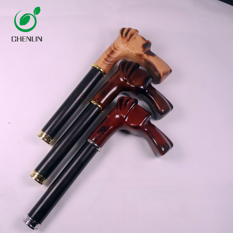 Emperor walking stick wood cane