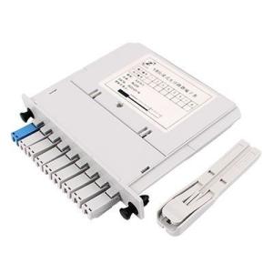 Quality Fast Connect Cassette Type PLC Splitter 1x8 Optical Splitter For FTTH wholesale