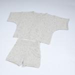 Toddlers Custom Made Sweaters Relaxed Fit 100% Cotton Speckled 2 Piece Knitwear