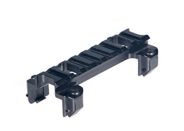 Cheap 3.5 Inch Length Picatinny Rail Mount , Tactical Rings And Bases Low Profile For Discreet for sale