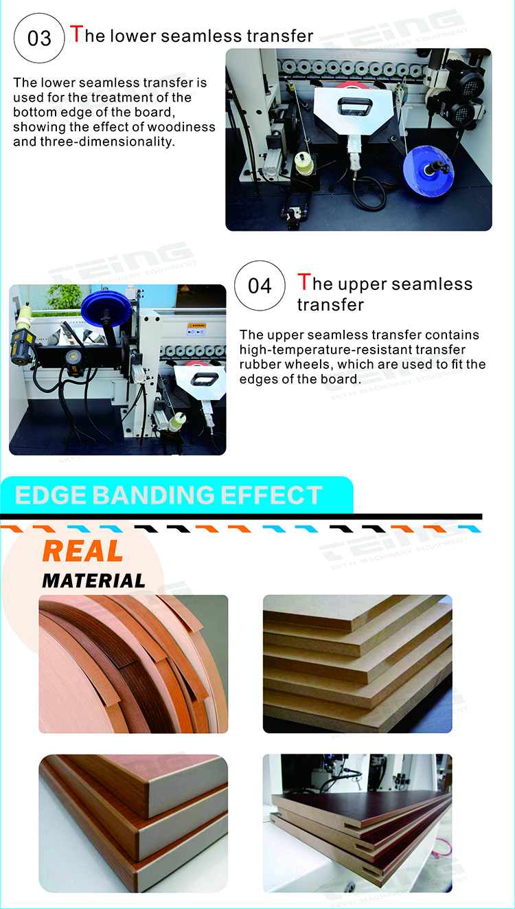 SKDT630 Automatic Pre Milling Edge Banding Machine for Panel Furniture at 380V/220V