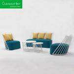 Patio Furniture Modern Design Aluminum Garden Sofa Set Patio Villa Sofa Outdoor